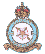 616 badge used by kind permission of the 616 Squadron Association
